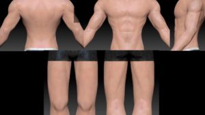 Corpo Humano Detalhes - ZBrush - Paulo Jr. CG